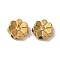 Ion Plating(IP) 304 Stainless Steel Beads, Flower, Golden, 8.5x3mm, Hole: 1.4mm