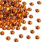 Preciosa® Crystal Hotfix Flatback Stones, Czech Crystal, Round(438 11 612 Chaton Rose VIVA 12 ®), 90310 Sun, SS8(2.3~2.5mm)