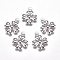 Tarnish Resistant 304 Stainless Steel Pendants, Clover, Stainless Steel Color, 14.5x11x1mm, Hole: 1.2mm