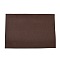 Jewelry Flocking Cloth, Polyester, Self-adhesive Fabric, Rectangle, Coconut Brown, 30x21x0.1cm