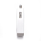 304 Stainless Steel Pendants, with Glass Rhinestone, Cuboid, Crystal, Stainless Steel Color, 38x8x8mm, Hole: 4mm