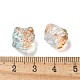 Выпечка расписные прозрачные стеклянные бусины X1-GLAA-C035-01B-3