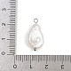 Подвески из натурального пресноводного жемчуга Кеши STAS-D378-06B-P-3
