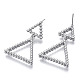 Серьги-гвоздики из латуни KK-N232-106P-NF-2