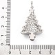 Стойка из латуни с подвесками из искусственного жемчуга ABS KK-Q010-07P-3
