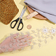 3d цветочный узор из вискозы и полиэстера DIY-WH0308-361-3