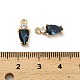 Латунные микро проложить кубического циркония подвески KK-P301-02G-04-3