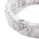 Естественно Howlite стрейч браслеты BJEW-F406-B21-3