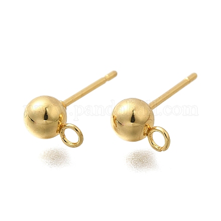 201 фурнитура для сережек-гвоздиков из нержавеющей стали STAS-R156-01G-04-1
