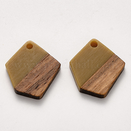 Подвески из смолы и ореха RESI-S384-003A-A02-1