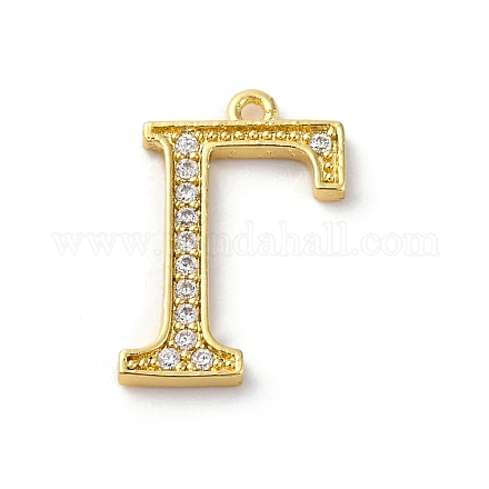 Подвеска из латуни с микропаве из кубического циркония KK-H449-76G-22-1