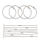 DICOSMETIC 60Pcs Wire Keychains Cable Rings 15.6cm Stainless Steel Key Ring Loop with Screw Clasps Twisted Key Rings Loop Holder Luggage Tags Loops for DIY Crafts, Inner Diameter: 49mm