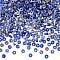 About 334 Pcs Blue Sodalite Beads 4mm, Natural Disc Stone Beads Flat Round Beads Loose Spacer Bead Smooth Crystal Beads Strand for Necklace Bracelet Jewelry Making DIY