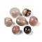 Natural Rhodonite Beads, Nuggets, No Hole/Undrilled, Tumbled Stone, 16~24x14~18x6~12mm