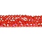 Transparent Electroplate Glass Beads Strands, AB Color Plated, Faceted, Bicone, Red, 6x6mm, Hole: 1mm, about 45~47pcs/strand, 9.65~9.84 inch(24.5~25cm)