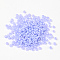 6/0 Glass Seed Beads, Ceylon, Round, Round Hole, Lilac, 6/0, 4mm, Hole: 1.5mm, about 500pcs/50g, 50g/bag, 18bags/2pounds