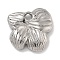 Anti-Tarnish 304 Stainless Steel Pendants, Flower Charm, Stainless Steel Color, 13.5x13x3mm, Hole: 1.8mm