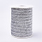 Glitter Sparkle Ribbon, Polyester & Nylon Ribbon, Silver, 3/8 inch(9.5~10mm), about 50yards/roll(45.72m/roll)