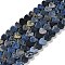 Natural Sodalite Beads Strands, Heart, 6x6x3mm, Hole: 1mm, about 69~71pcs/strand, 14.57''~14.96''(37~38cm)