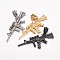 304 Stainless Steel Big Pendants, Long-Gun, Mixed Color, 30x76x5.5mm, Hole: 12x8mm