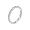 304 Stainless Steel Micro Pave Clear Cubic Zirconia Hoop Nose Rings, Platinum, 10.5x1.2mm, Inner Diameter: 7.8mm