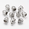 Tibetan Style Alloy Cord End Caps, Cadmium Free & Lead Free, Antique Silver, 11x10mm, Hole: 3mm, Inner Diameter: 6.4mm