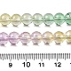 Выпечка расписные прозрачные стеклянные бусины DGLA-M001-8mm-02-5