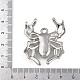 Подвески из нержавеющей стали 304 на тему хэллоуина STAS-A120-04C-P-3