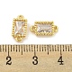 Латунные прозрачные подвески из кубического циркония KK-G490-06G-3