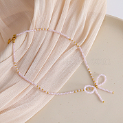 Ожерелья из стеклянных бусин Feaceted Rondelle LK3957-10