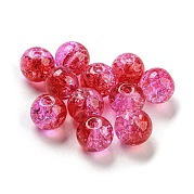 Прозрачные стеклянные бусины с кракелем GLAA-L046-01B-39