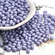 Выпечка расписных стеклянных бусин SEED-C004-04I