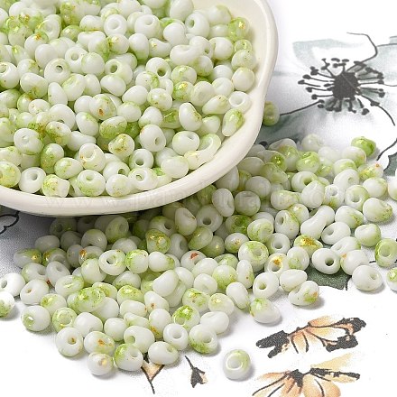 Выпечка краска стеклянные бусины SEED-F006-01A-07-1