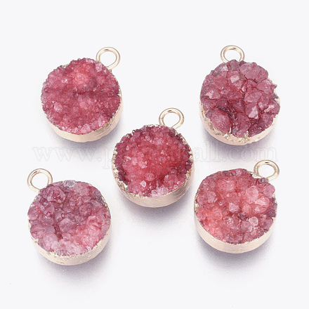 Естественно druzy агат подвески G-L566-A04-1