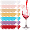 70Pcs 7 Colors Paper Table Place Cards, Hollow Out, for Wedding, Restaurant, Birthday Party Decorations, Heart, Mixed Color, 76x81x0.1mm, 10pcs/color