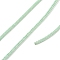 Braided Round Steel Wire, for DIY Bracelets, Honeydew, 3.2mm