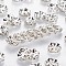 Brass Grade A Crystal Rhinestone Spacer Beads, Rondelle, Nickel Free, Platinum, 7x3.2mm, Hole: 1mm