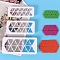 3 Sizes Triangle Food Grade Plastic Cookie Cutters Sets, Cookies Moulds, DIY Biscuit Baking Tool, White, 145~189x65~90x13mm, 3pcs/set