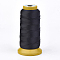 Polyester Thread, for Custom Woven Jewelry Making, Black, 0.7mm, about 310m/roll
