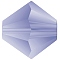 Preciosa® Crystal Beads, Czech Crystal, Bicone(451 69 302 Rondelle), 20410 840 Tanzanite Matt, 5mm, Hole: 1mm