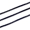 Spray Painted Stainless Steel Box Chains, Venetian Chains, with Spool, Unwelded, Dark Blue, 3x2.5x2mm