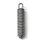 Alloy Pendants, Column, Gunmetal, 44x8x9mm, Hole: 6~3.5mm
