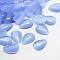 Cat Eye Cabochons, teardrop, Cornflower Blue, 18x13x3mm