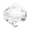 Preciosa® Crystal Beads, Czech Crystal, Bicone(451 69 302 Rondelle), 00030 Crystal, 6mm, Hole: 1mm