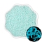Luminous Glow in the Dark Cylinder Seed Beads, Spray Painted, Pale Turquoise, 2.5mm, Hole: 1mm, about 700pcs/bag