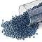 TOHO Round Seed Beads, Japanese Seed Beads, (188) Inside Color Luster Crystal/Capri Blue Lined, 11/0, 2.2mm, Hole: 0.8mm, about 1110pcs/10g