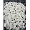 Natural Quartz Crystal Finger Rings, Inner Diameter: 17~20mm