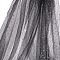 Star & Moon Pattern Nylon Mesh Fabrics, for Costume Accessories, Black, 1800x1600x1.2mm