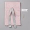 Velvet Jewelry Drawstring Gift Bags, Rectangle, Misty Rose, 18.5x12.5x0.15cm