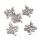 Tarnish Resistant 304 Stainless Steel Pendants, Tree of Life, Stainless Steel Color, 20.5x20x1mm, Hole: 2.5mm